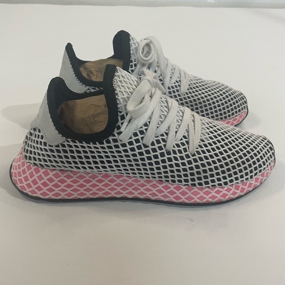 Adidas Deerupt Sneakers Pull-on Running Shoes, Stretchy Size 6.5 - Picture 6 of 14